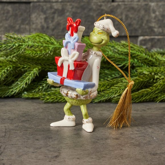 Lenox Accessories - Brand New Lenox The Grinch With All The Gifts Ornament Collectible NIB